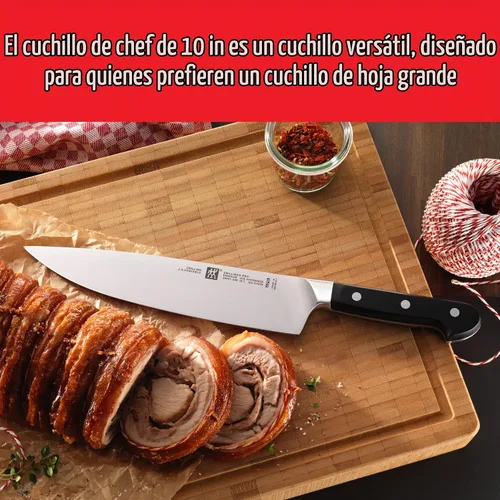 Vista 2 de ZWILLING Pro Cuchillo de chef de 10 pulgadas 2-Acero inoxidable