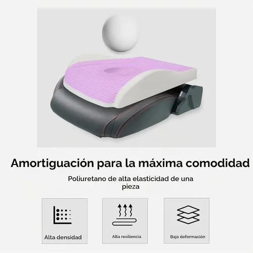 Vista 5 de Silla para juegos con reposabrazos ajustables 4D, reclinable de 170° y capacidad de 320 libras, silla ergonómica de computadora de respaldo alto