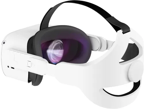 Vista 4 de Esimen - Correa de repuesto para Oculus Quest 2, correa Q2 de repuesto almohadillada para mayor confort, diseño de peso equilibrado, reduce