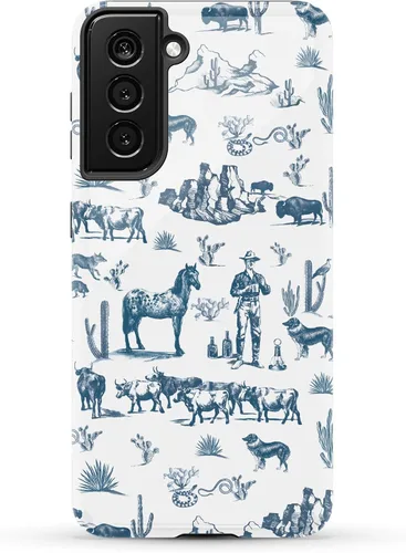 Vista 38 de Casely Funda para Galaxy S21 Here Comes The Sun Colorblock Sunset Diseño protector delgado esencial de doble capa Aquí viene el sol