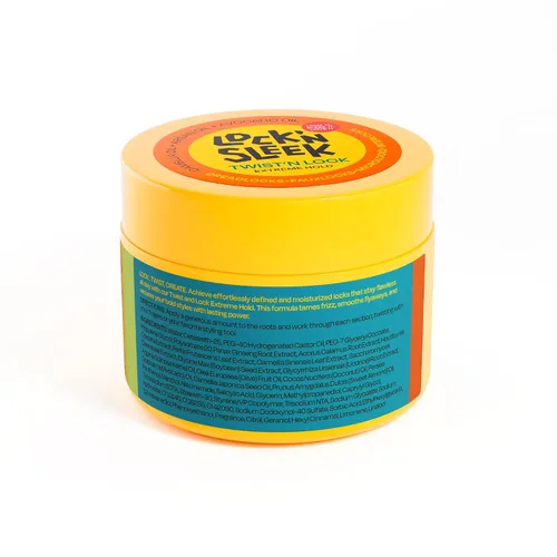 Vista 8 de LOCK'N SLEEK Gel para trenzar, trenza de sujeción extrema, loc, y torsión, sin escamas, domina el encrespamiento y el borde de contol