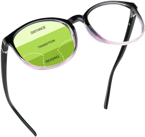 Vista 8 de YEIN Gafas presbípicas multifocales progresivas, gafas de sol grises fotocrómicas