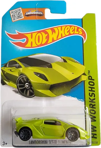 Vista 2 de Hot Wheels 2015 HW Workshop Lamborghini Sesto Elemento 198/250, Verde Lima