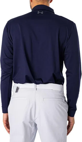 Vista 3 de Under Armour Polo Performance 3.0 de manga larga para hombre
