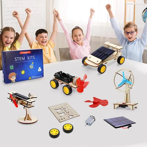 Vista 5 de Juguetes STEM para niños de 8 a 13 años, kits de ciencia solar para niños