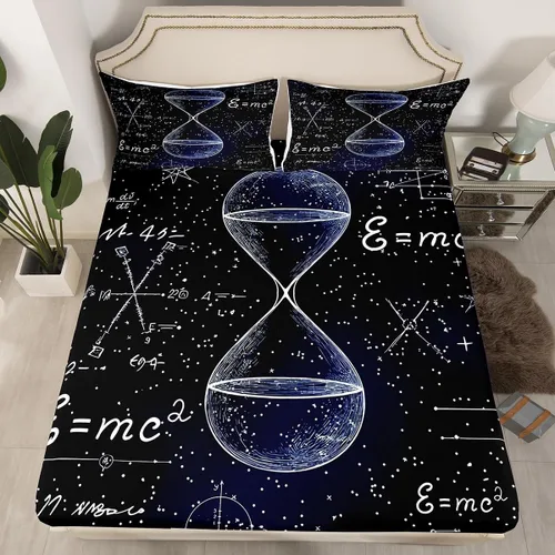 Vista 9 de Erosebridal Sábanas de Cama para Niños de Gato Lindo Tamaño Twin Línea de Arcoíris Neón Sábana Ajustable de Gato con Bolsillo Profundo para Niñas