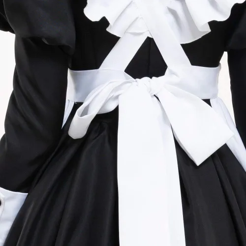 Vista 5 de miccostumes - Disfraz de uniforme de criada clásico para mujer