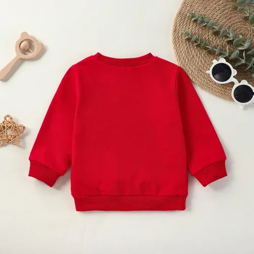 Vista 7 de YINGISFITM Sudadera de manga larga con cuello redondo para bebé, niña, niño, Navidad, suéter de manga larga, ropa de otoño