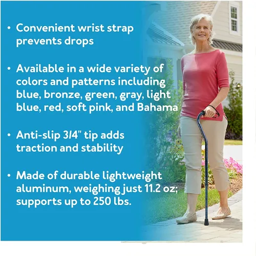 Vista 2 de Carex Designer Offset Walking Cane