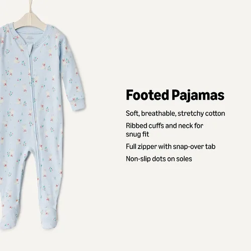 Vista 2 de Tienda Essentials x Sofia Grainge Unisex Babies' Snug-Fit Cotton Footed Pajamas