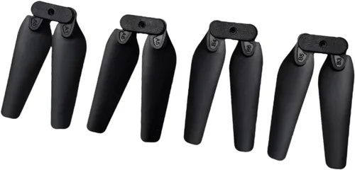 Vista 3 de 4 piezas de hélices, reemplazo, accesorio plegable ligero para drones E58, E88, E88Pro y S85, Quadcopter