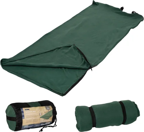 Vista 6 de Stansport Sleeping-Bags Stansport Fleece Sleeping Bag Verde