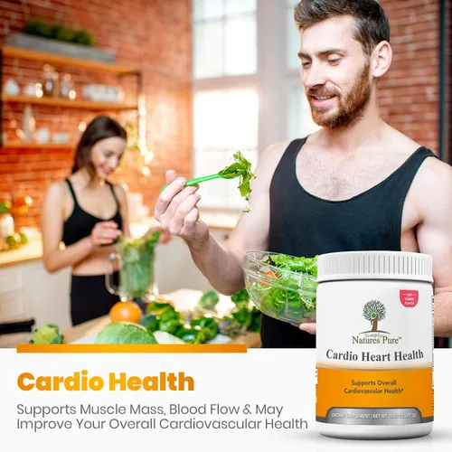 Vista 3 de Simply Natures Pure - Suplemento de refuerzo de óxido nítrico Cardio Heart Health con L-Arginina 5000 mg, L-citrulina 1000 mg y bayas Hawthorne