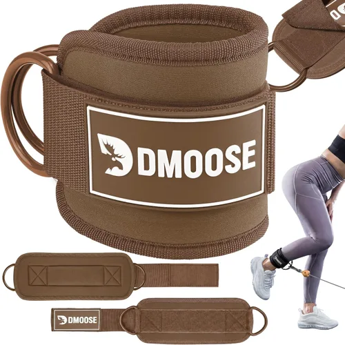 Vista 15 de DMoose Ankle Strap for Cable Machine - One Size Fit with Premium Padding, Workout Kickback Ankle Cuffs, Ankle Bands for Working Out, Booty Workouts