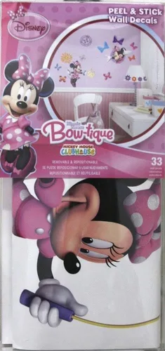 Vista 3 de Roommates Rmk1666Scs Mickey & sus amigos - Minnie Bow-Tique Calcomanía de pared adhesiva