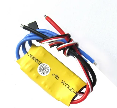 Vista 4 de Controlador de velocidad sin escobillas 30a ESC para avión de helicóptero multicoptero X525