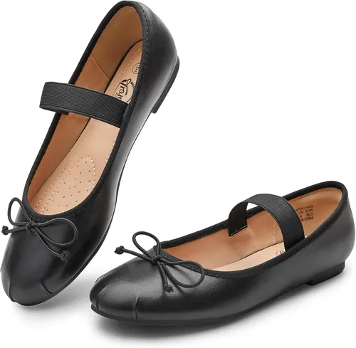 Vista 16 de Trary Cavie - Zapatos planos de ballet para mujer, zapatos Mary Jane para Rosa