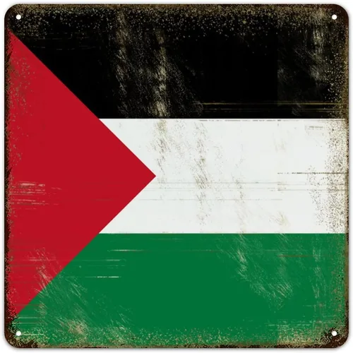 Vista 17 de Letrero de metal con bandera internacional del país, bandera de Senegal, regalo de bandera de Senegal, letreros de aluminio desgastados, decoración