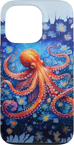 Vista 10 de Funda con diseño de criatura marina de pulpo Kraken para iPhone 17