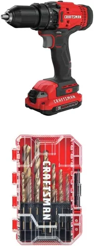 Vista 3 de CRAFTSMAN V20 - Juego de taladro/destornillador inalámbrico (CMCD700C1)