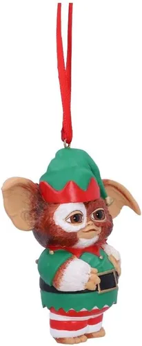 Vista 5 de Nemesis Now Adorno colgante de elfo Gizmo con licencia oficial de Gremlins, verde, 3.7 in