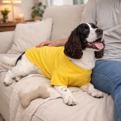Vista 174 de Lovelonglong 2019 - Ropa para mascotas, Disfraces para Perro, Ropa Camisetas en blanco para Perros Grande Medianos Pequeños 100% Algodón 18