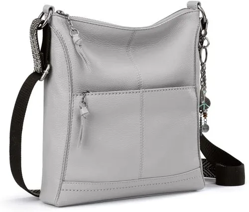 Vista 2 de The Sak Lucia - Bolso cruzado de cuero, bolso convertible con correa ajustable