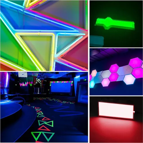 Vista 6 de jose2015 - Panel electroluminiscente electroluminiscente de 4.7 x 2.0 in, color amarillo claro, 3 V, flexible, luces decorativas para cosplay
