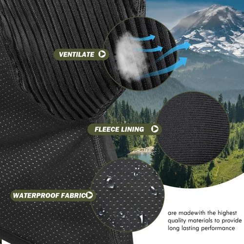 Vista 3 de V.Step Pasamontañas con calefacción, control de cable USB, máscara de esquí calentada con diseño de temporizador, resistente al viento, máscara