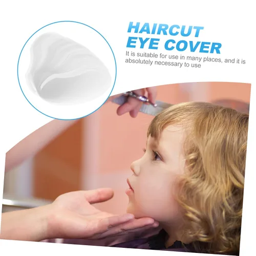 Vista 6 de ibasenice 100 piezas para visera de corte de pelo de ducha, cubierta de pestañas desechable, material seguro para mascotas para salón