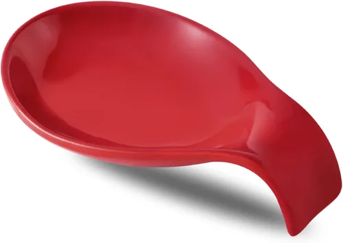 Vista 15 de Nihow Soporte de cuchara de cerámica: 4 pulgadas de soporte estable para utensilios - Soporte de cuchara resistente al calor para encimera de negro