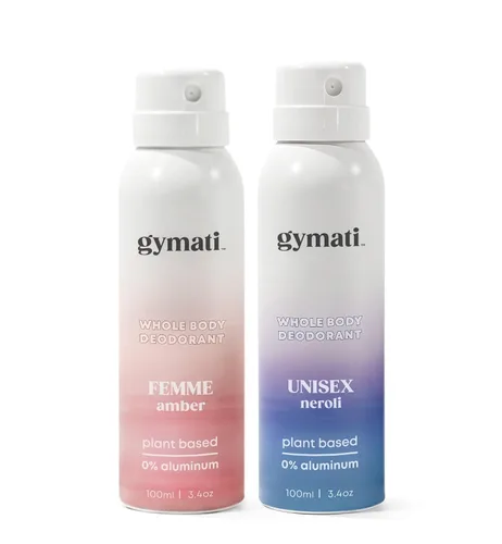 Vista 14 de Gymati Desodorante corporal natural en aerosol sin aluminio, unisex, paquete de 2