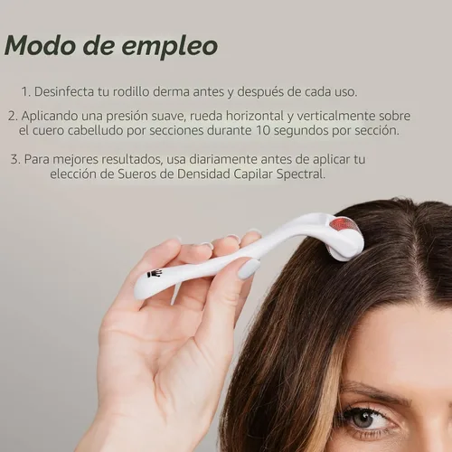 Vista 2 de Sistema de estimulación capilar con microagujas StimuROLLER de DS Labs, 0.25 mm, el empaque puede variar