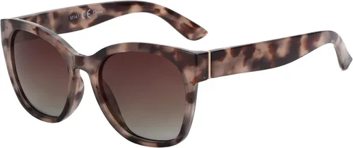 Vista 9 de ZENOTTIC Cateye - Gafas de sol polarizadas para mujer, gafas de sol de gran tamaño, protección UV400, estilo retro Marco negro/lente polarizada gris