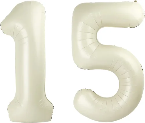 Vista 65 de Globos con números de 40 pulgadas, color negro, para decoraciones de cumpleaños de 10 a 100 años Jumbo 40In & Vibrant Color, With Hanging Holes