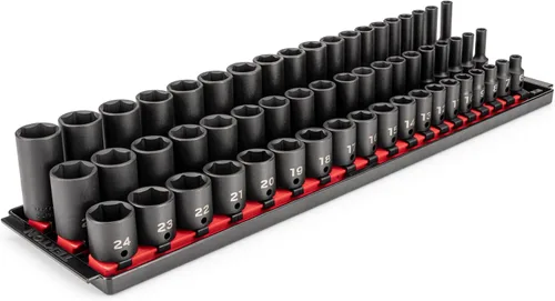 Vista 11 de TEKTON Juego de llaves de impacto de 3/8 pulgadas, 9 piezas SID91100