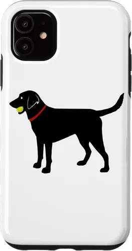 Vista 8 de Labrador Retriever Fetch, Black Lab Play Ball Dog Lover Gift Case for iPhone 17