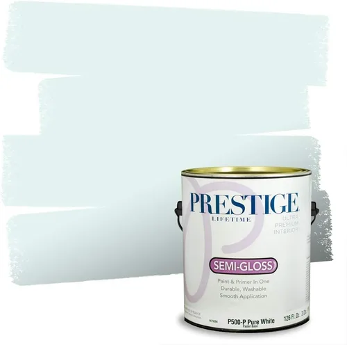 Vista 59 de PRESTIGE Pintura interior e imprimación en uno, salpicaduras acuosas, cáscara de huevo, 1 galón