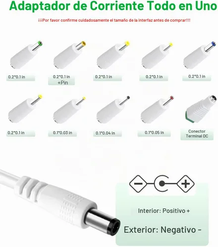 Vista 3 de Adaptador de CA de fuente de alimentación de 12V 3A 36W AC 100V-240V a DC