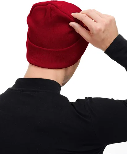 Vista 5 de Century Star Gorro para hombres y mujeres, gorro de invierno suave, gorro de invierno con calavera, gorras de punto