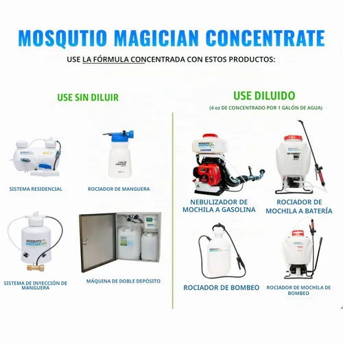 Vista 3 de Mosquito Magician Sistema residencial - con concentrado líquido de 1 galón
