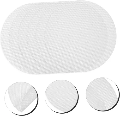 Vista 6 de ABOOFAN 6 almohadillas de silicona para vapor, redonda, antiadherente, malla de hornear reutilizable para bollos al vapor y diámetro de dim sum