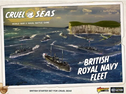 Vista 2 de Cruel Seas Warlord British Royal Fleet 1:300 WWII Naval Militar Wargaming Kit de modelo de plástico 782611001