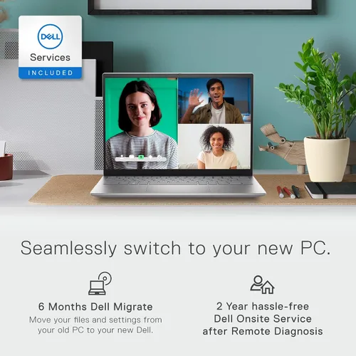 Vista 6 de Dell Inspiron 14 5425 - Computadora portátil de 14.0 pulgadas 16:10 FHD+ (1920 x 1200), AMD Ryzen 5 5625U, memoria de 8 GB, SSD de 512 GB, gráficos