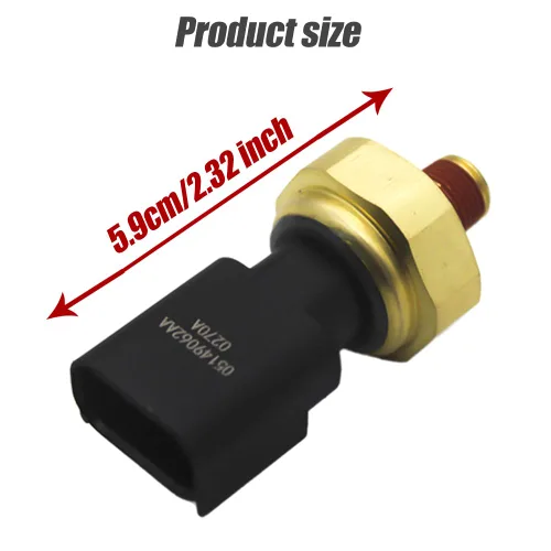 Vista 5 de Reemplazo 5149062AA Sensor de presión de aceite del motor Interruptor emisor compatible con Dodge Challenger Ram 1500 2500 3500 4500 5500 Compatible