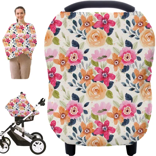 Vista 17 de Fundas de toldo para asiento de automóvil para lactancia - Fundas de asiento de automóvil para bebés, funda de lactancia multiusos, regalos