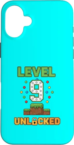 Vista 23 de Birthday Level 9 Unlocked 9th Birthday Gamer Level Up Birthd Case for iPhone 16