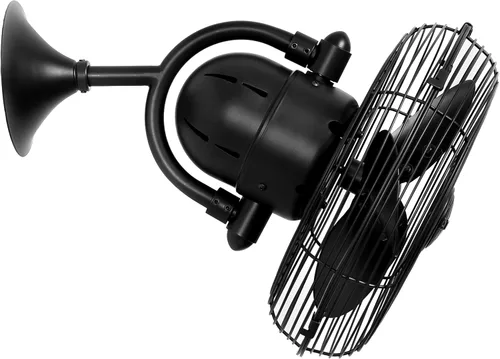 Vista 10 de Matthews KC-BN - Kaye Brushed Nickel Ventilador de pared para exterior de 13" con control de pared, KC-BN, 47watts, 110 volts