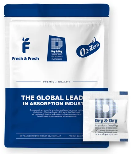 Vista 48 de Dry & Dry 0.04 oz [50 paquetes] Paquetes de gel de sílice desecantes, paquetes de sílice - Paquetes de gel de sílice recargable, paquetes