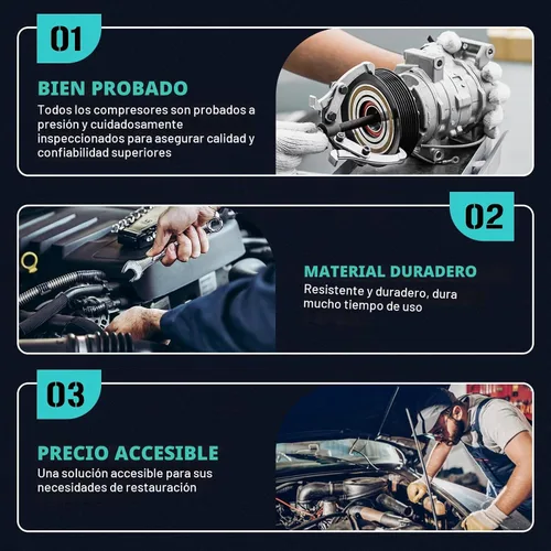 Vista 6 de Compresor de CA con embrague de A/C para Honda Civic 1.8L 2012 2013 2014 2015 (modelo Exc Si), se adapta a Acura ILX 2.0L 2013 2014 2015, CO 9779C